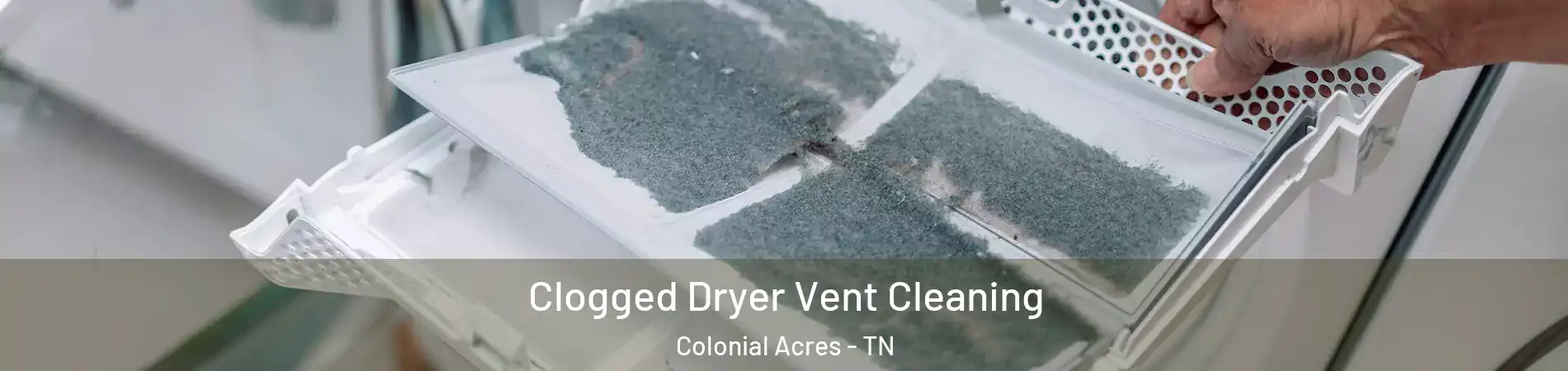 Clogged Dryer Vent Cleaning Colonial Acres - TN