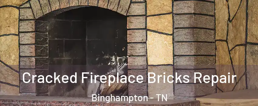 Cracked Fireplace Bricks Repair Binghampton - TN