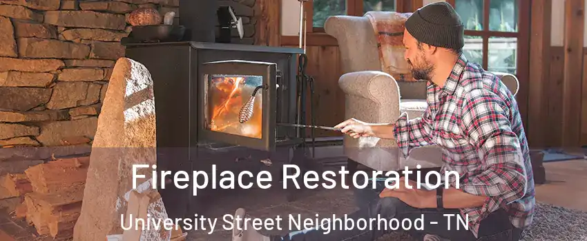 Fireplace Restoration University Street Neighborhood - TN