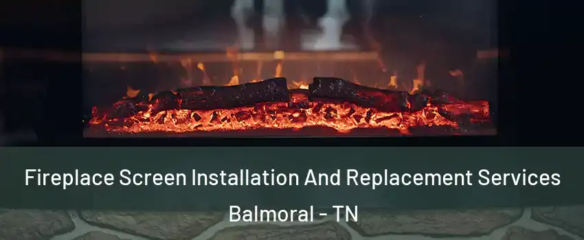 Fireplace Screen Installation And Replacement Services Balmoral - TN