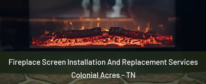 Fireplace Screen Installation And Replacement Services Colonial Acres - TN