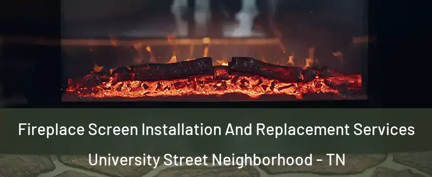 Fireplace Screen Installation And Replacement Services University Street Neighborhood - TN