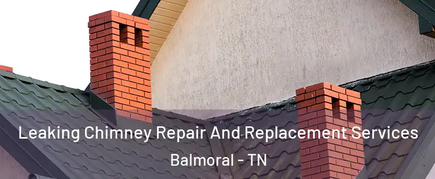 Leaking Chimney Repair And Replacement Services Balmoral - TN