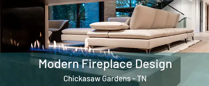 Modern Fireplace Design Chickasaw Gardens - TN