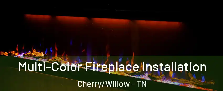 Multi-Color Fireplace Installation Cherry/Willow - TN