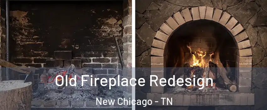 Old Fireplace Redesign New Chicago - TN