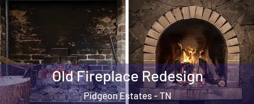 Old Fireplace Redesign Pidgeon Estates - TN