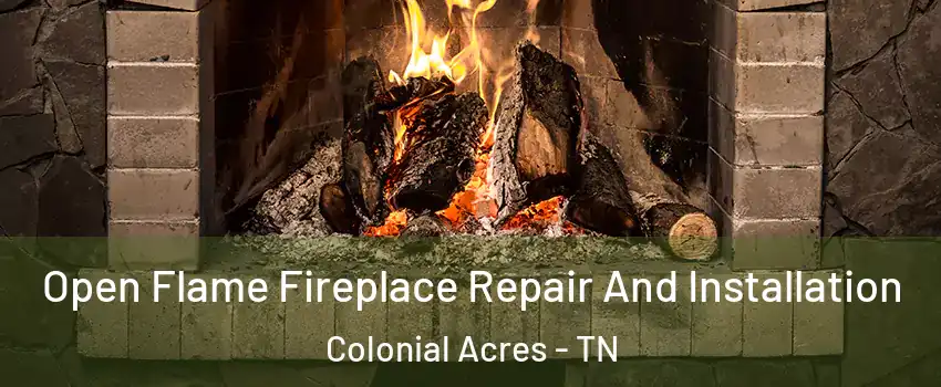 Open Flame Fireplace Repair And Installation Colonial Acres - TN