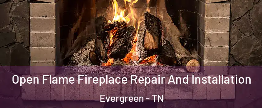 Open Flame Fireplace Repair And Installation Evergreen - TN