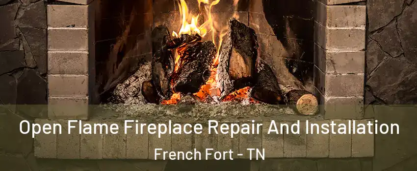 Open Flame Fireplace Repair And Installation French Fort - TN