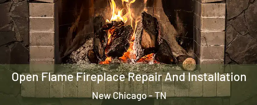 Open Flame Fireplace Repair And Installation New Chicago - TN