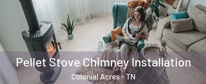 Pellet Stove Chimney Installation Colonial Acres - TN